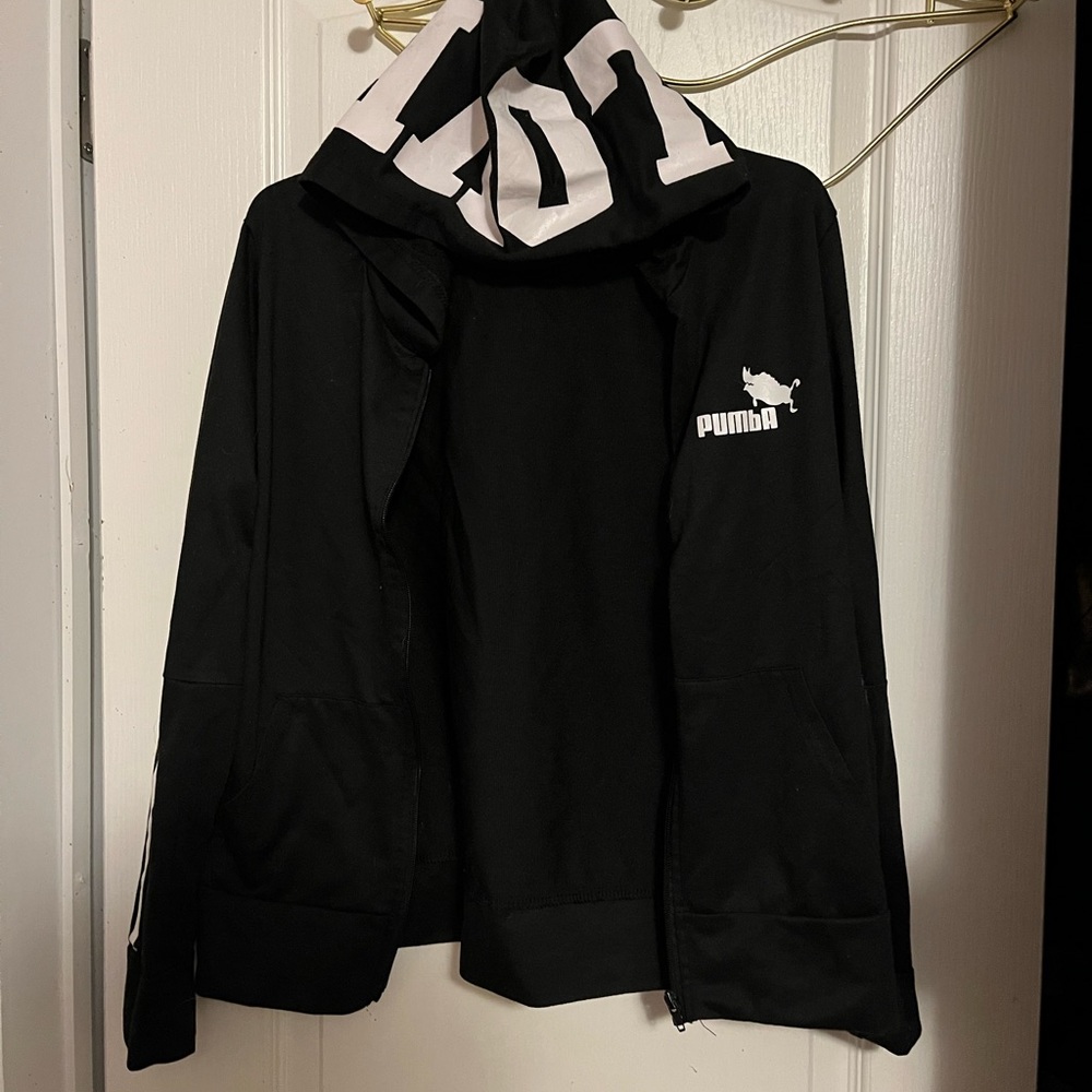 Black Love Pumba Zip Up Hoodie